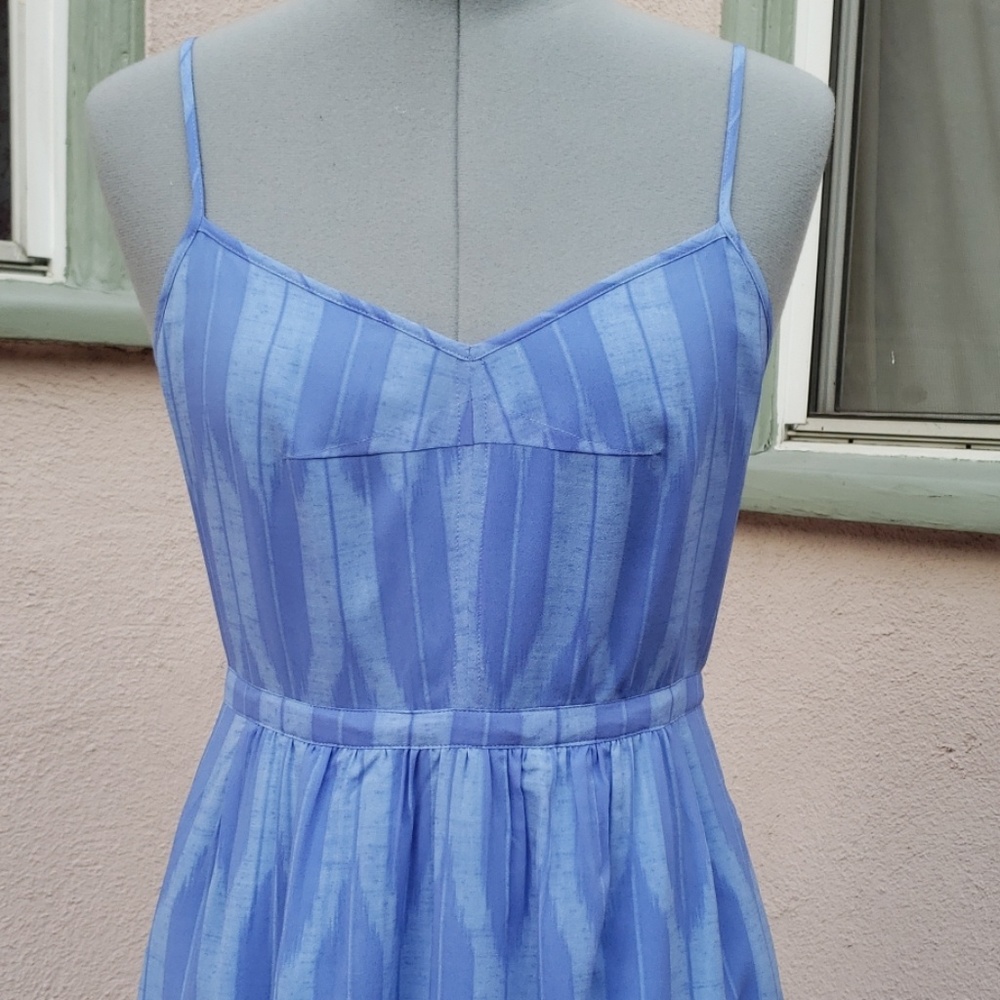 Blue J.Crew Maxi Dress Festival & Easter